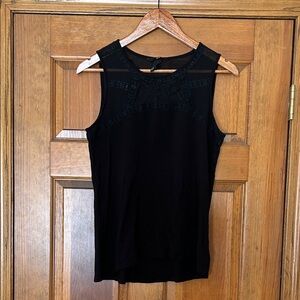 H&M Black Lacey Tank